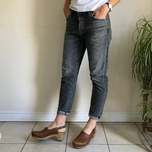 Agolde 'Jamie Straight' grey jeans size 32, new